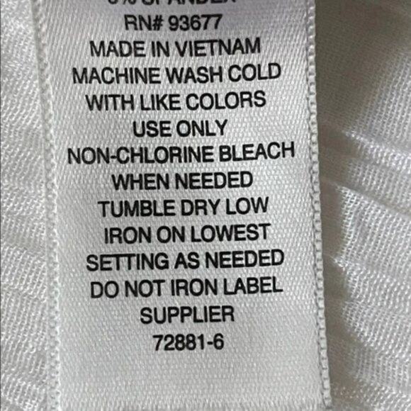 A.N.A. Shirt Ditsy Floral Cold Shoulder Printed Soft Casual Size Medium - Picture 7 of 7